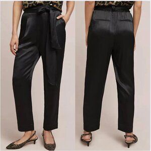 Anthropologie Black Wide Leg Pants